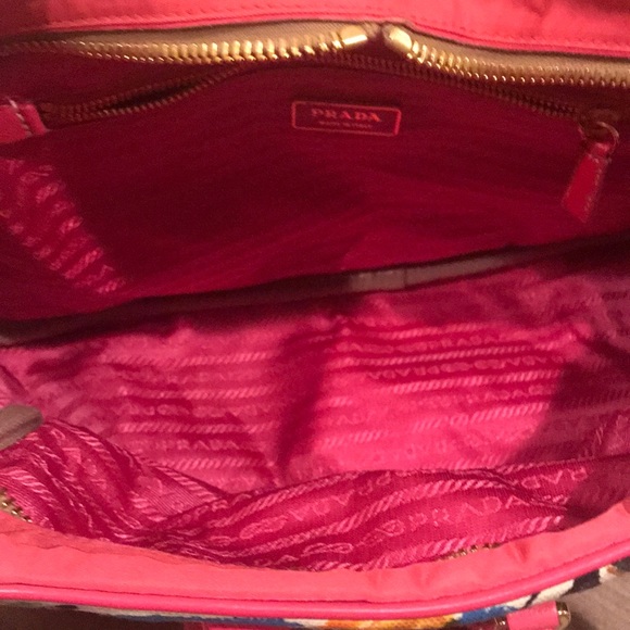 Prada Canapa St. Venez Shoulder Bag BR2520 RARE - Picture 6 of 7